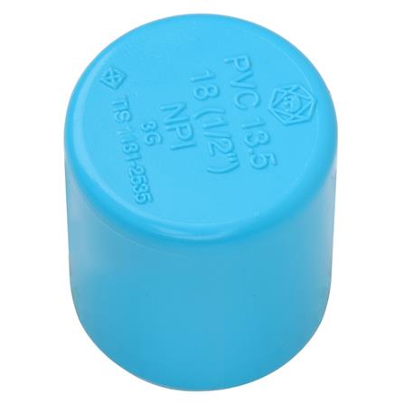 ฝาครอบ-หนา SCG 1/2 นิ้ว สีฟ้า