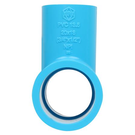 ข้อต่อสามทางลด-หนา SCG 3/4 นิ้วx1/2 นิ้ว สีฟ้า_3