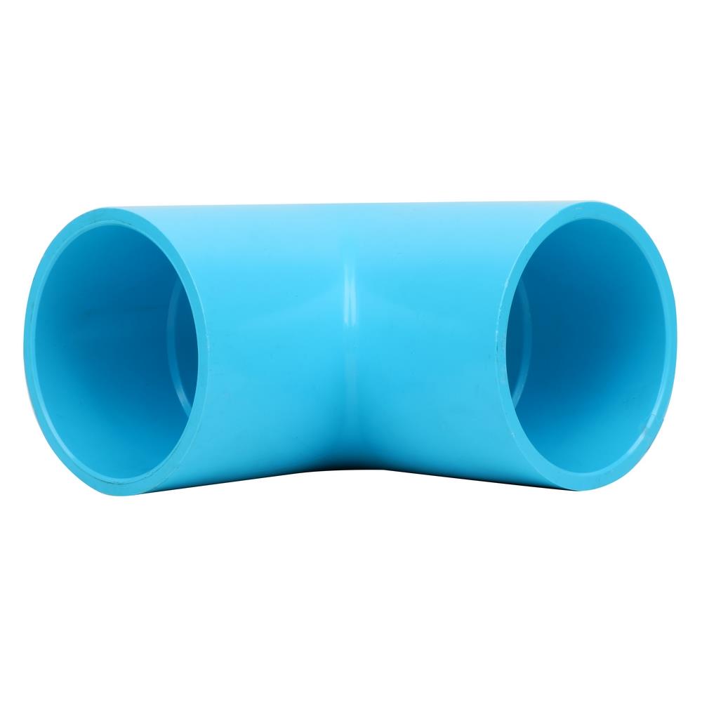 ข้องอ 90-หนา SCG 3 นิ้ว สีฟ้า