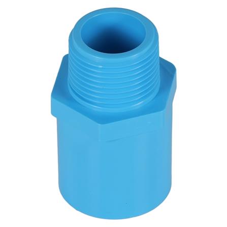 ข้อต่อตรงเกลียวนอก-หนา SCG 1 นิ้ว สีฟ้า_0