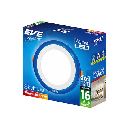 ดาวน์ไลท์ LED EVE SKYBLUE CIRCLE 542761 5 นิ้ว 16 วัตต์ WARM WHITE สีขาว_4