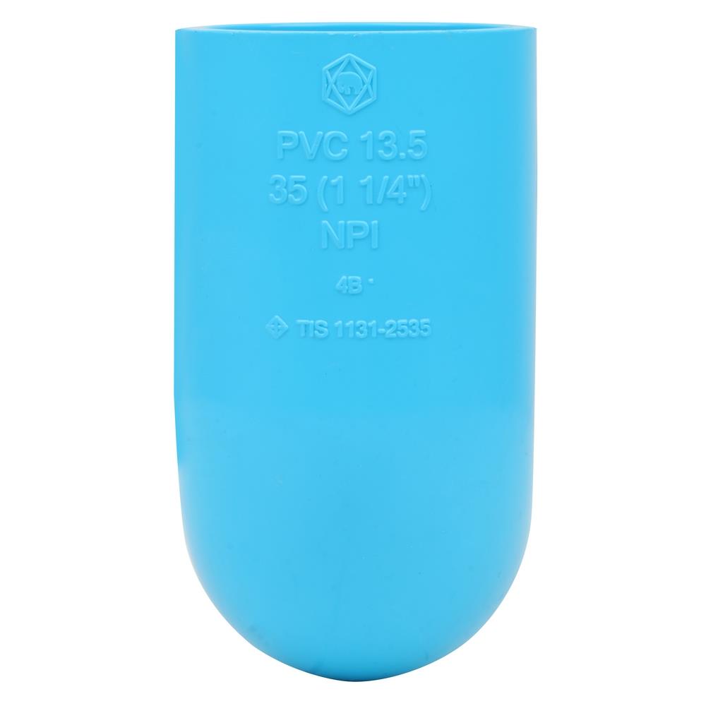 ข้องอ 90-หนา SCG 1 1/4 นิ้ว สีฟ้า