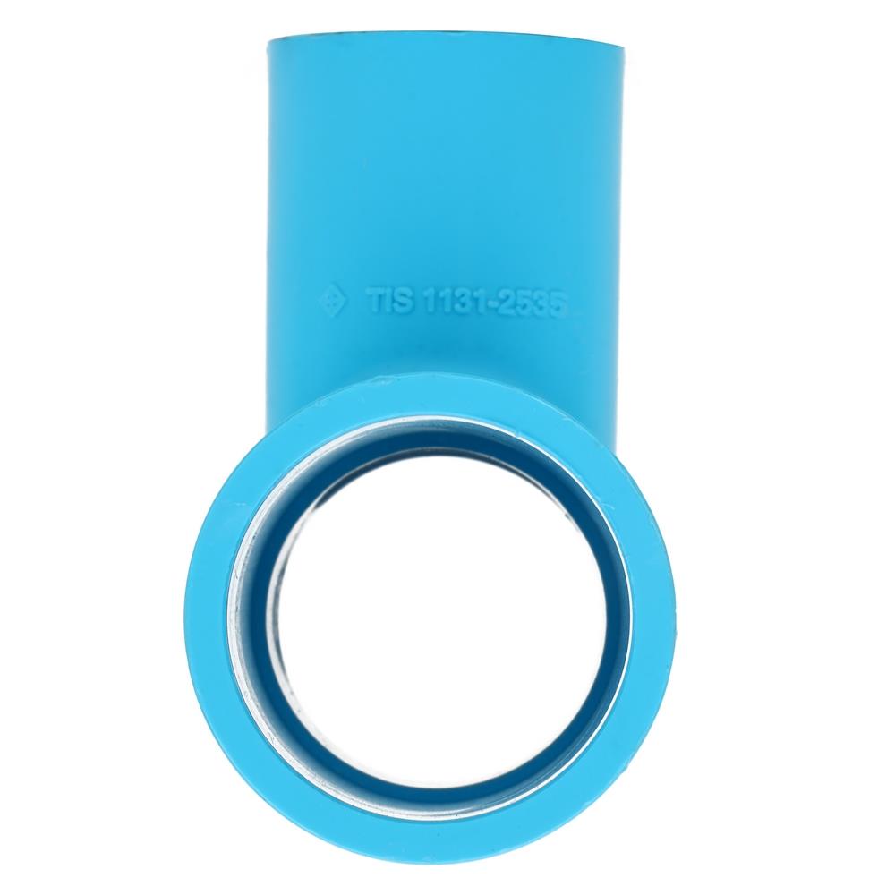 ข้อต่อสามทางลด-หนา SCG 1 นิ้วx3/4 นิ้ว สีฟ้า