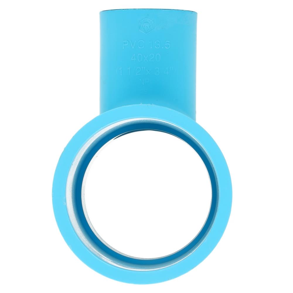 ข้อต่อสามทางลด-หนา SCG 1 1/2 นิ้ว x3/4 นิ้ว สีฟ้า