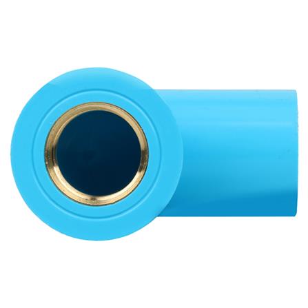 ข้องอ 90 เกลียวในทองเหลือง SCG 1/2 นิ้ว สีฟ้า_1