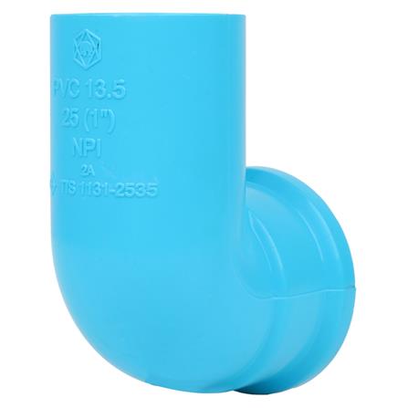 ข้องอ 90 เกลียวใน-หนา SCG 1 นิ้ว สีฟ้า_0