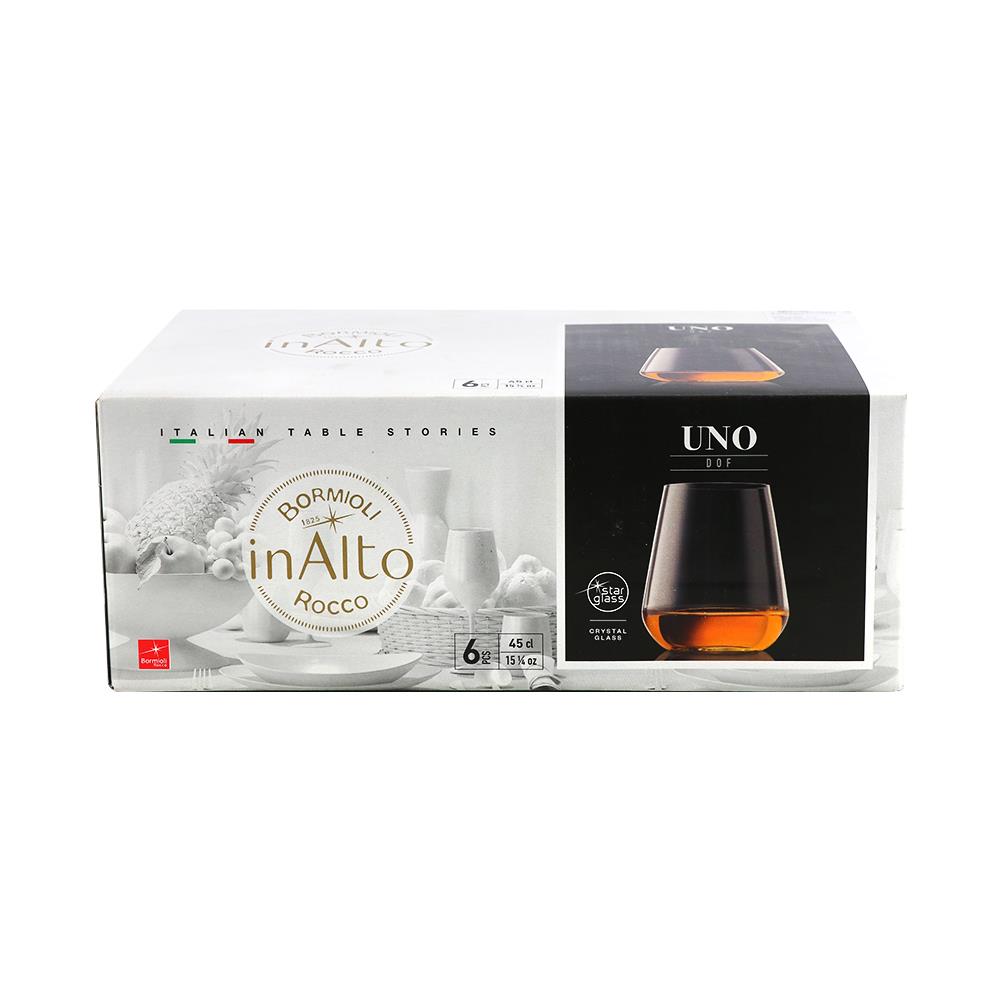 แก้วน้ำ 430ml BORMIOLI UNO แพ็ค 6 ใบ