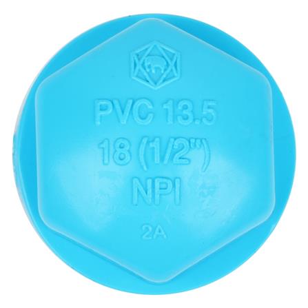 ฝาครอบเกลียวใน-หนา SCG 1/2 นิ้ว สีฟ้า