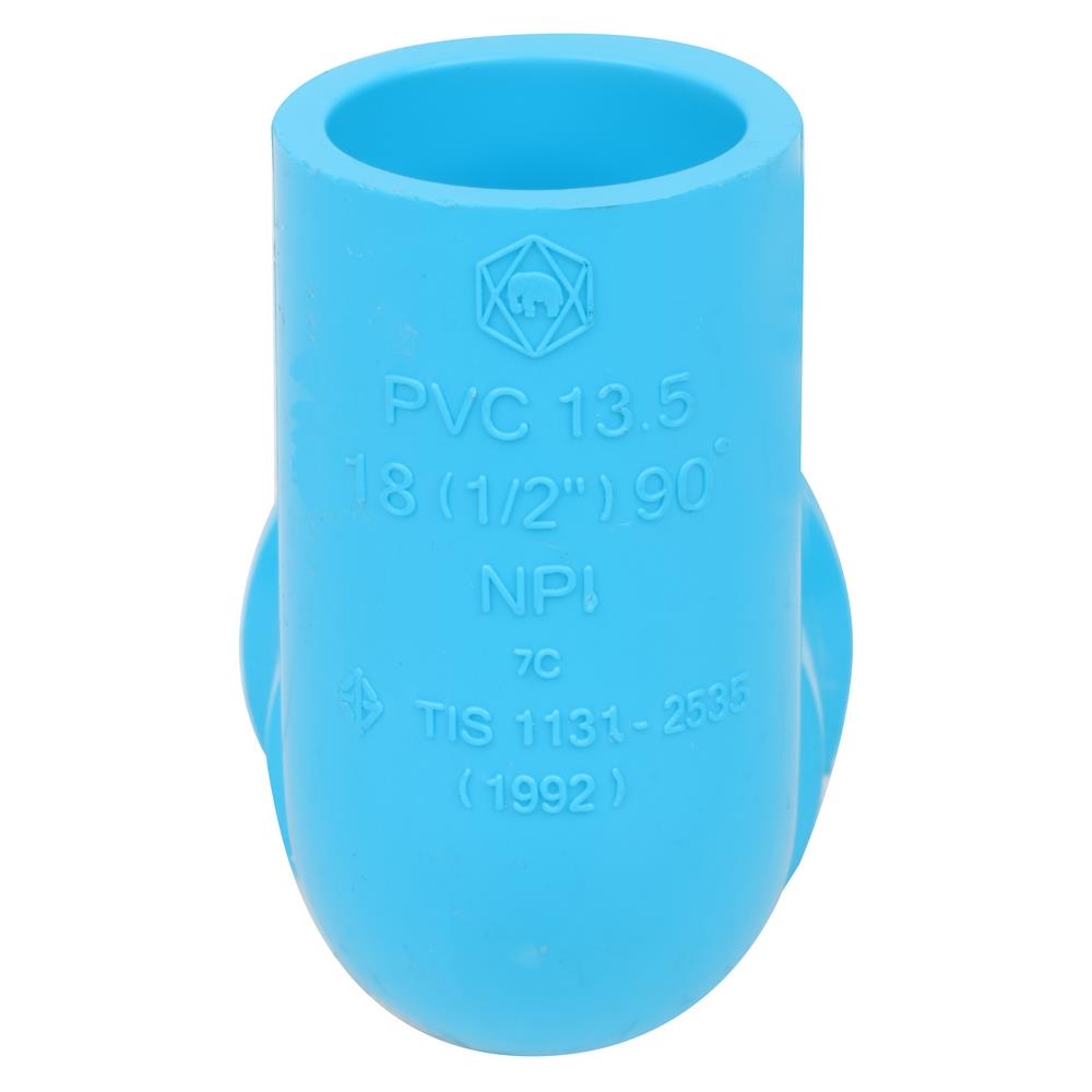 ข้องอ 90 เกลียวใน-หนา SCG 1/2 นิ้ว สีฟ้า