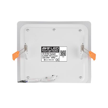 ดาวน์ไลท์ LED EVE SKYBLUE SQUARE 542778 3 นิ้ว 6 วัตต์ DAYLIGHT สีขาว_5