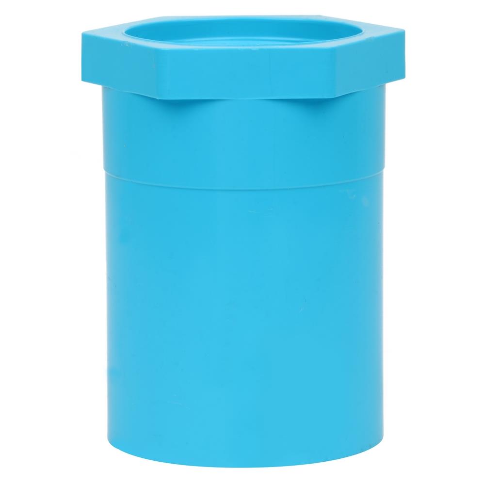 ข้อต่อตรงเกลียวใน-หนา SCG 1 1/2 นิ้ว สีฟ้า