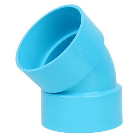 ข้องอ 45-บาง SCG 4 นิ้ว สีฟ้า