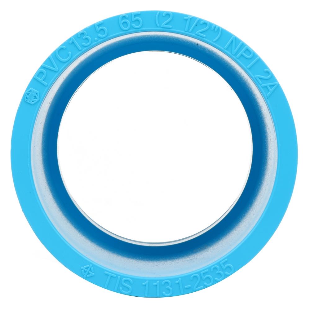 ข้อต่อตรงเกลียวใน-หนา SCG 2 1/2 นิ้ว สีฟ้า