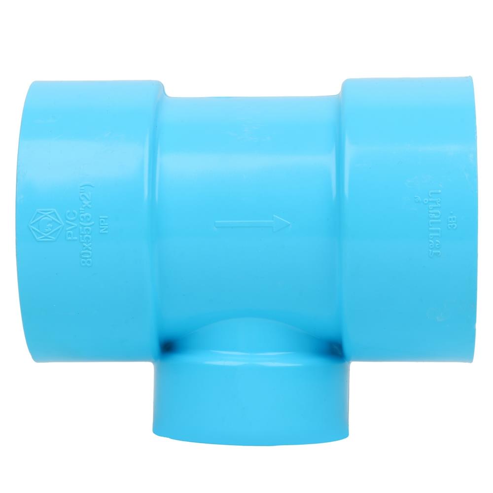 สามทางลด-บาง SCG 3 นิ้วx2 นิ้ว สีฟ้า