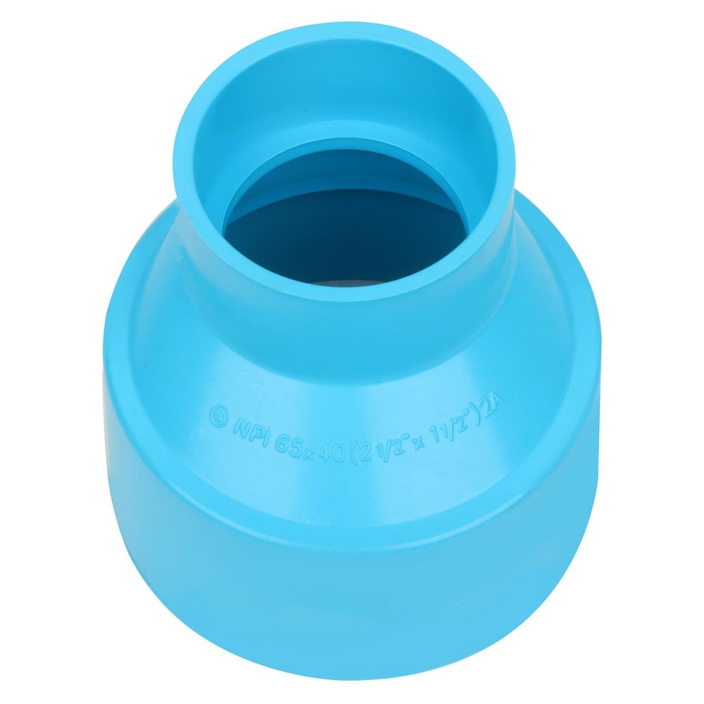 ข้อต่อตรงลด-บาง SCG 2 1/2X1 1/2 นิ้ว สีฟ้า