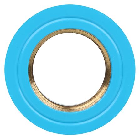 ข้อต่อตรงเกลียวในทองเหลือง SCG 3/4 นิ้ว สีฟ้า_2