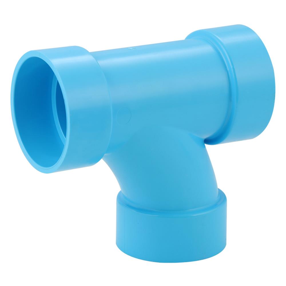 ข้อต่อสามทางทีวาย-บาง SCG 2 นิ้ว สีฟ้า