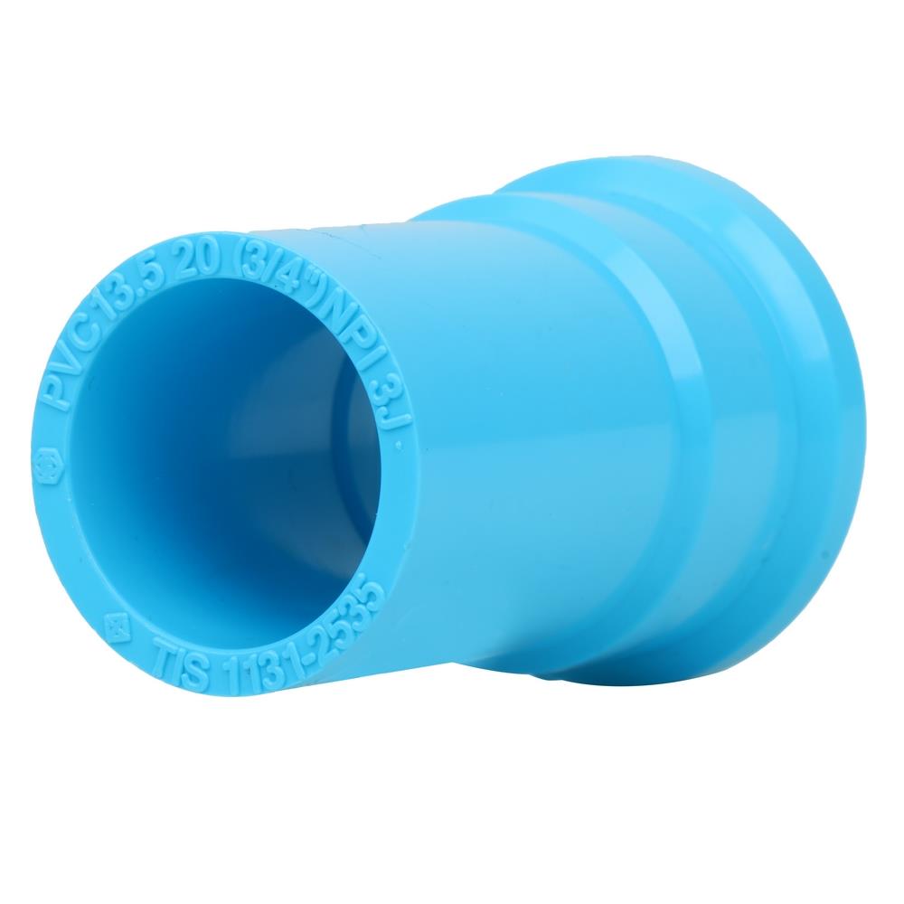 ข้อต่อตรงเกลียวใน-หนา SCG 3/4 นิ้ว สีฟ้า