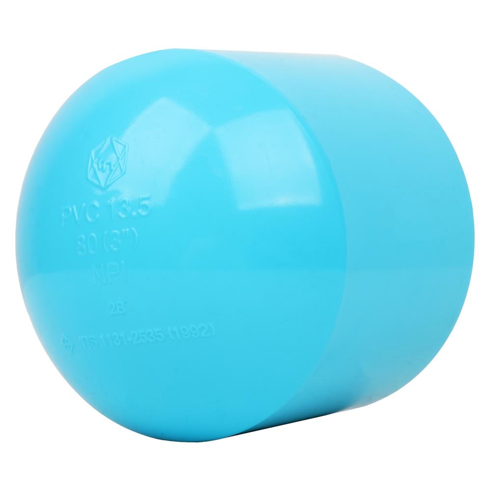 ฝาครอบ-หนา SCG 3 นิ้ว สีฟ้า