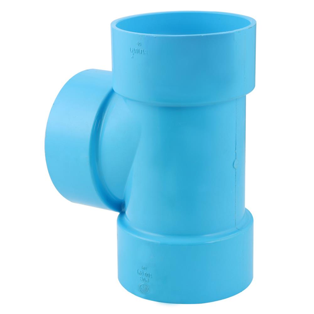 ข้อต่อสามทาง-บาง SCG 4 นิ้ว สีฟ้า