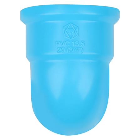 ข้องอ 90 เกลียวในทองเหลือง SCG 3/4 นิ้ว สีฟ้า_1