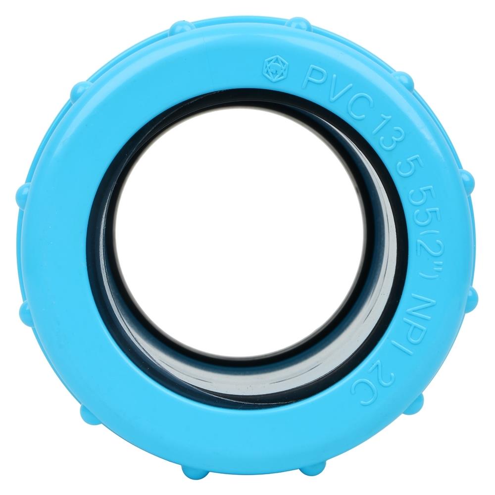 ข้อต่อยูเนี่ยน-หนา SCG 2 นิ้ว สีฟ้า