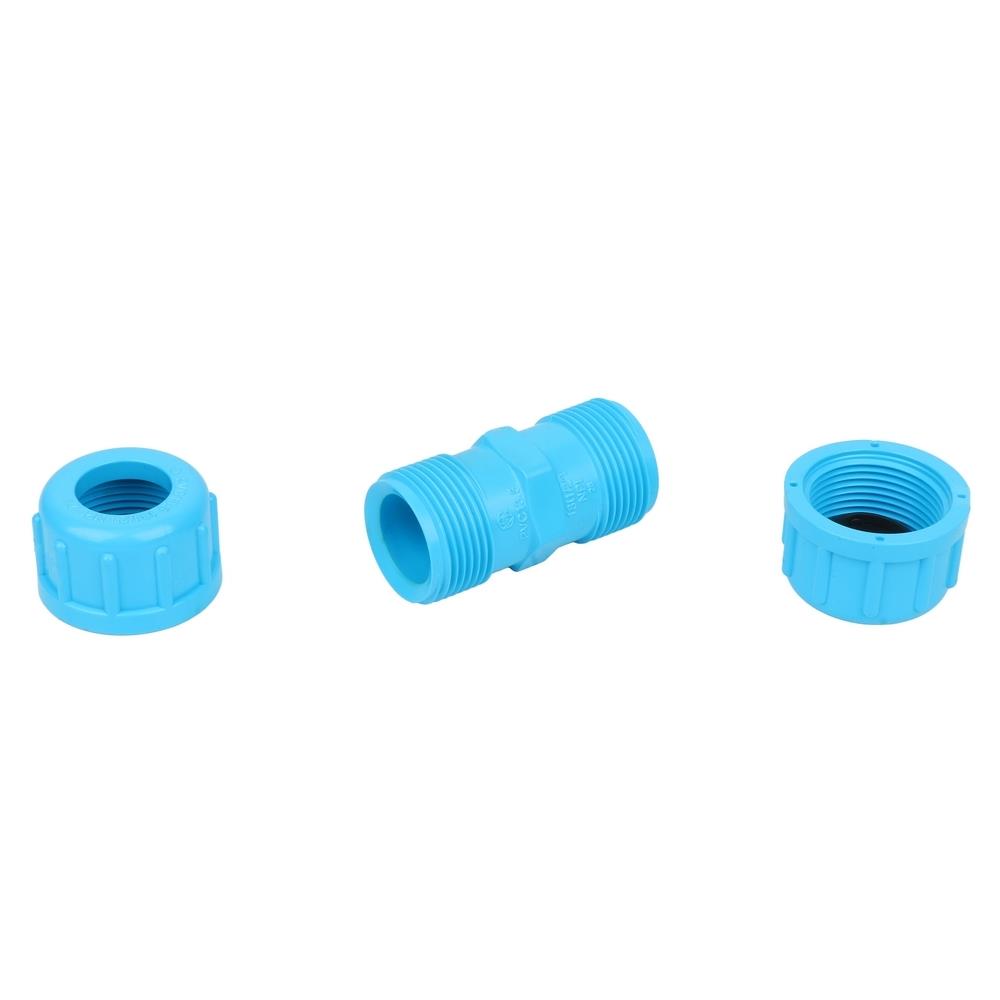 ข้อต่อยูเนี่ยน-หนา SCG 1/2 นิ้ว สีฟ้า