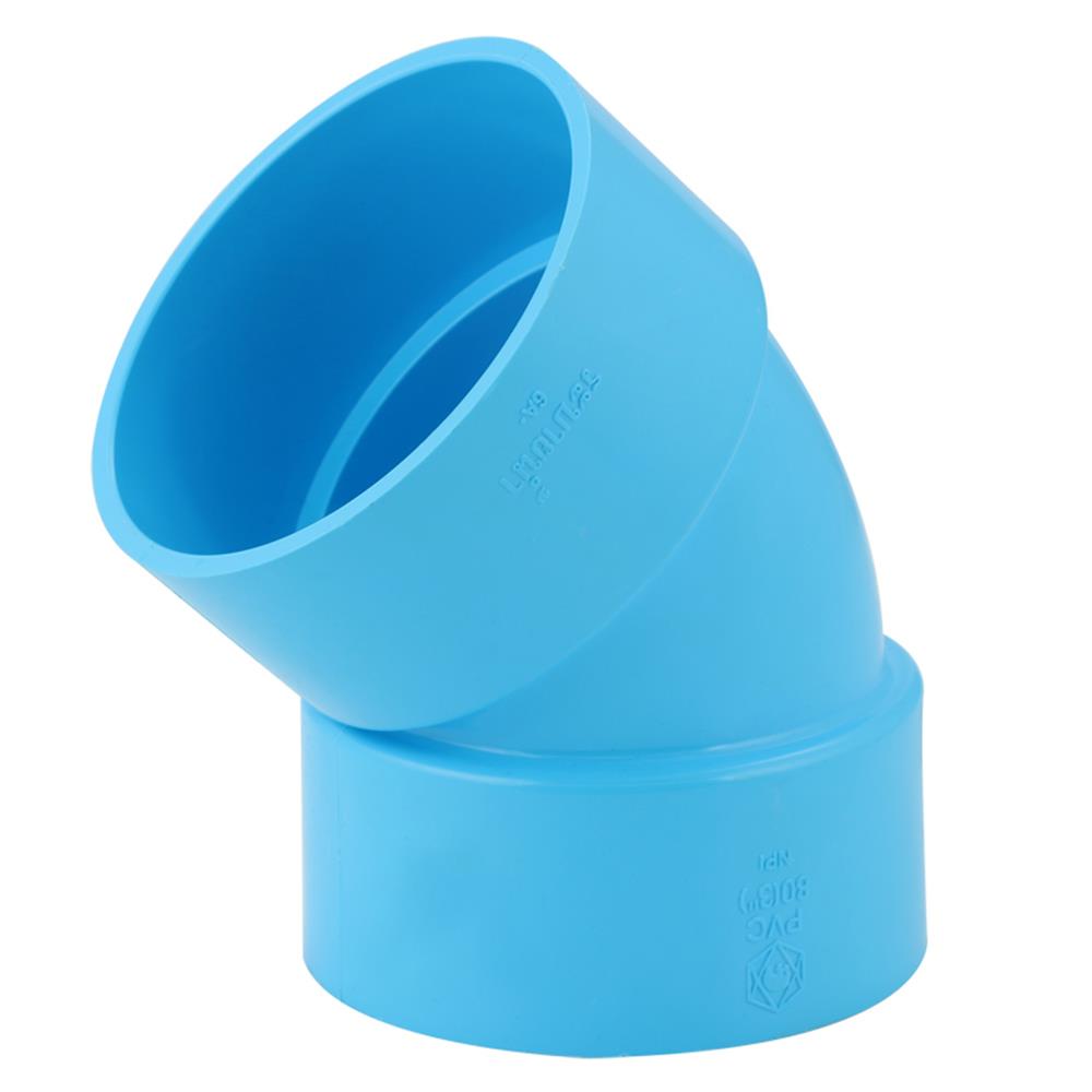 ข้องอ 45-บาง SCG 3 นิ้ว สีฟ้า