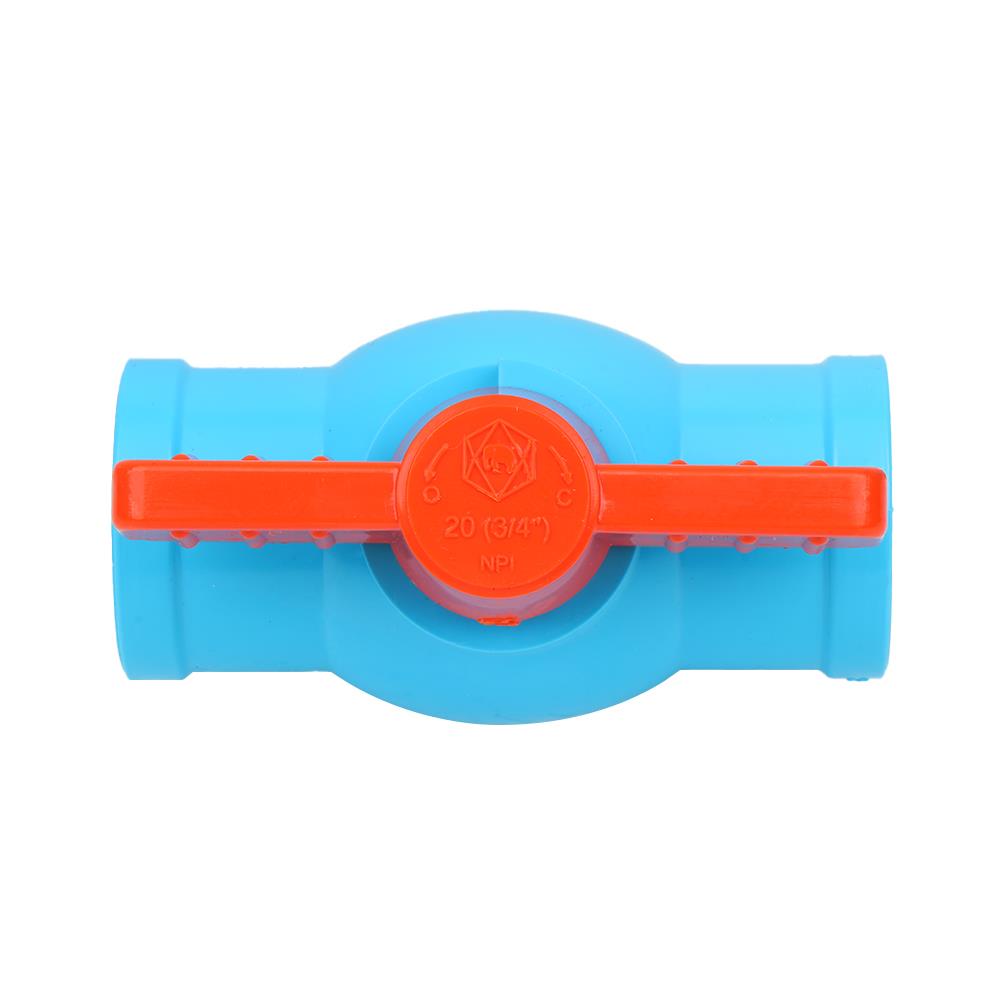 บอลวาล์ว PVC SCG 3/4 นิ้ว สีฟ้า