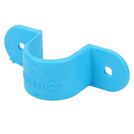 กิ๊ปจับท่อ-หนา SCG 1/2 นิ้ว สีฟ้า