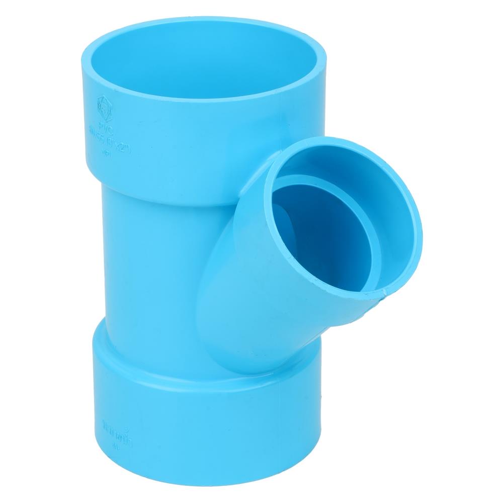 ข้อต่อสามทางวายลด-บาง SCG 3 นิ้วx2 นิ้ว สีฟ้า