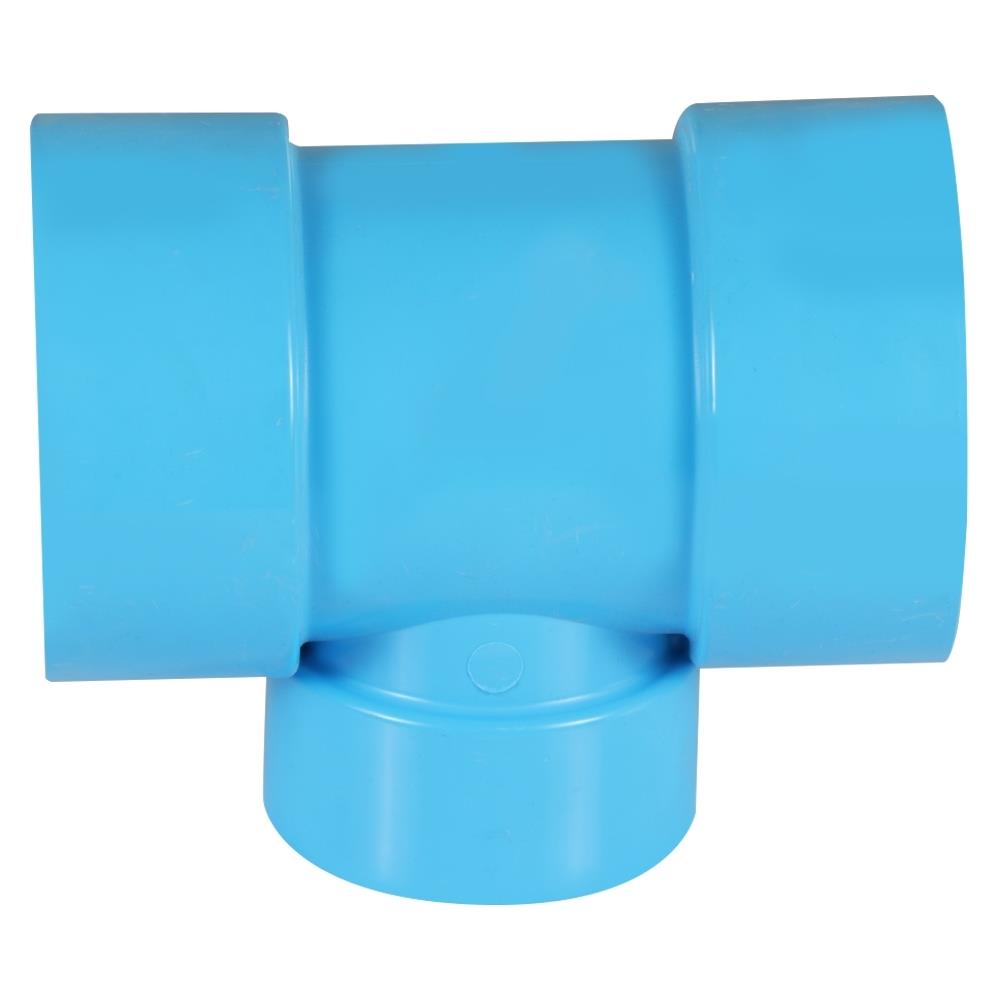 ข้อต่อสามทางลด-บาง SCG 4 นิ้วX3 นิ้ว สีฟ้า