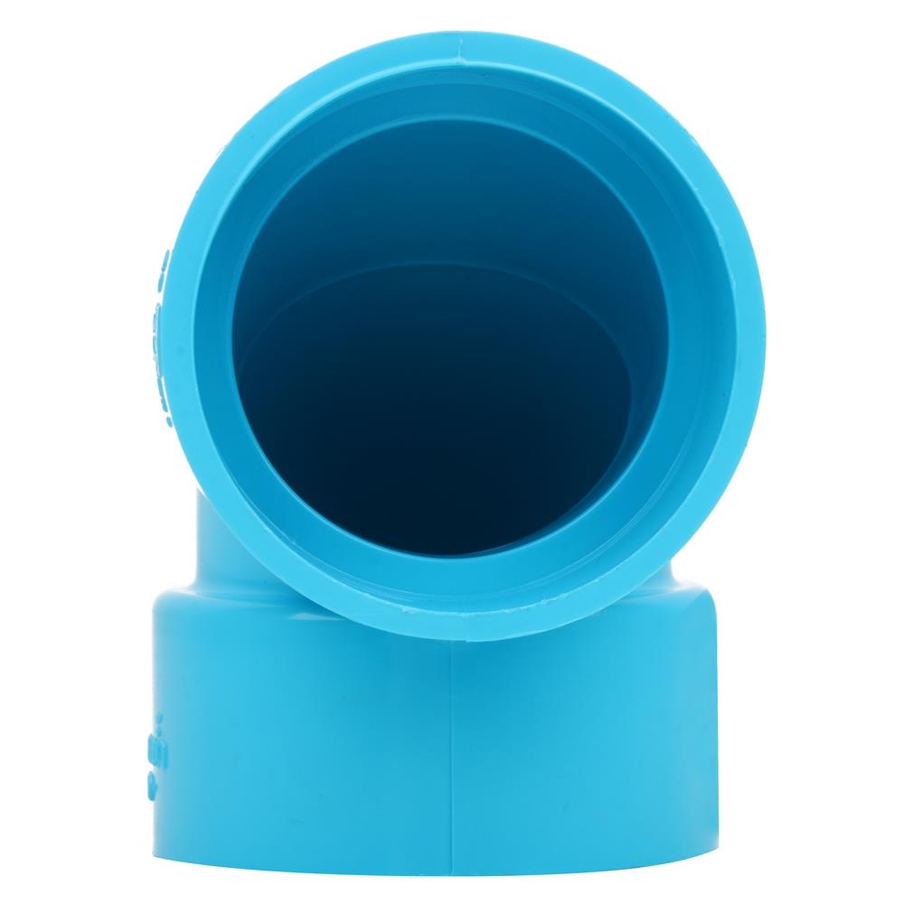 ข้องอพีวีซี 90 องศา SCG 1-1/2 นิ้ว สีฟ้า