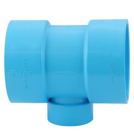 ข้อต่อสามทางลด-บาง SCG 3 นิ้วX1 1/2 นิ้ว สีฟ้า