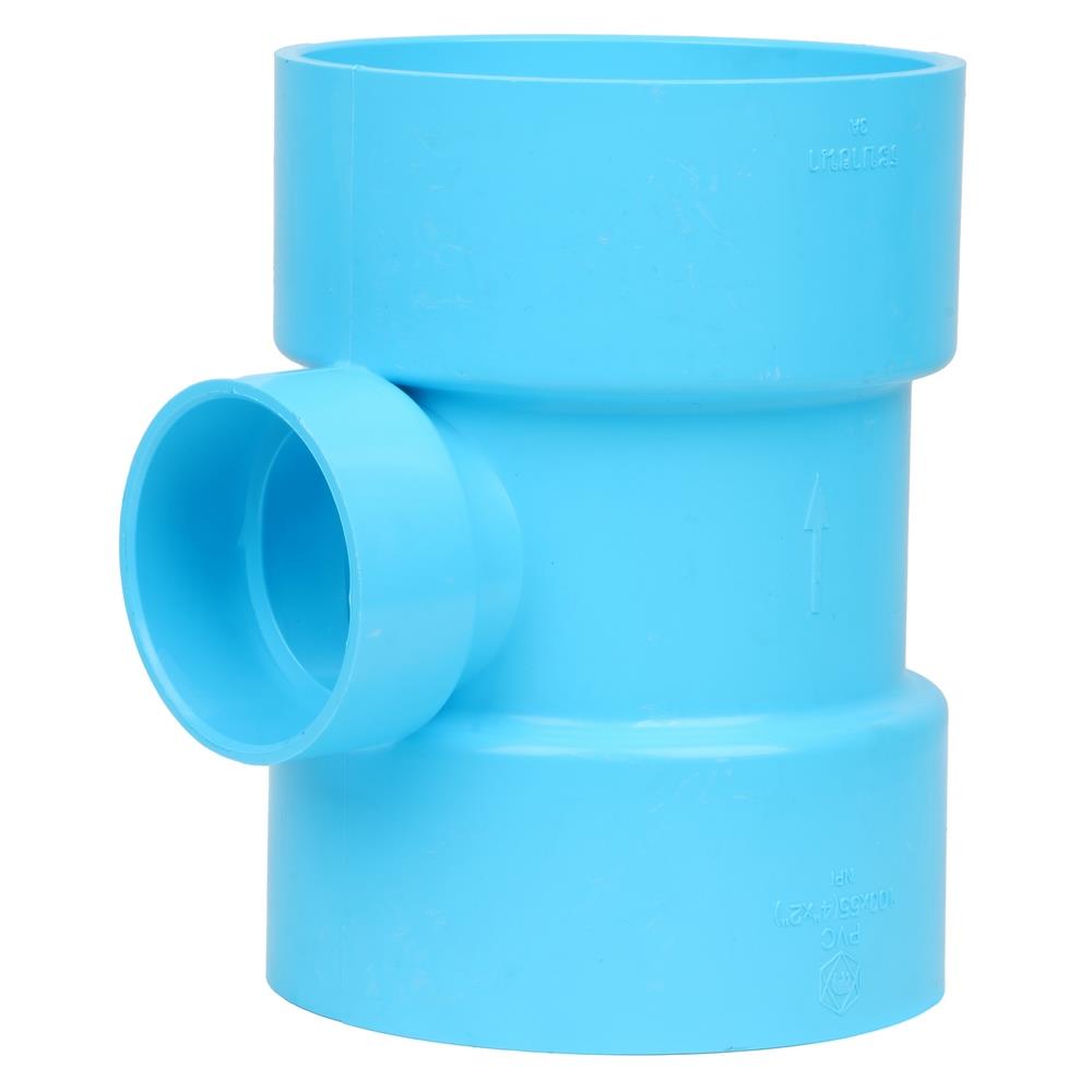 ข้อต่อสามทางลด-บาง SCG 4 x 2 นิ้ว สีฟ้า