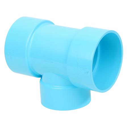 ข้อต่อสามทางลด-บาง SCG 3 นิ้วx2 1/2 นิ้ว สีฟ้า