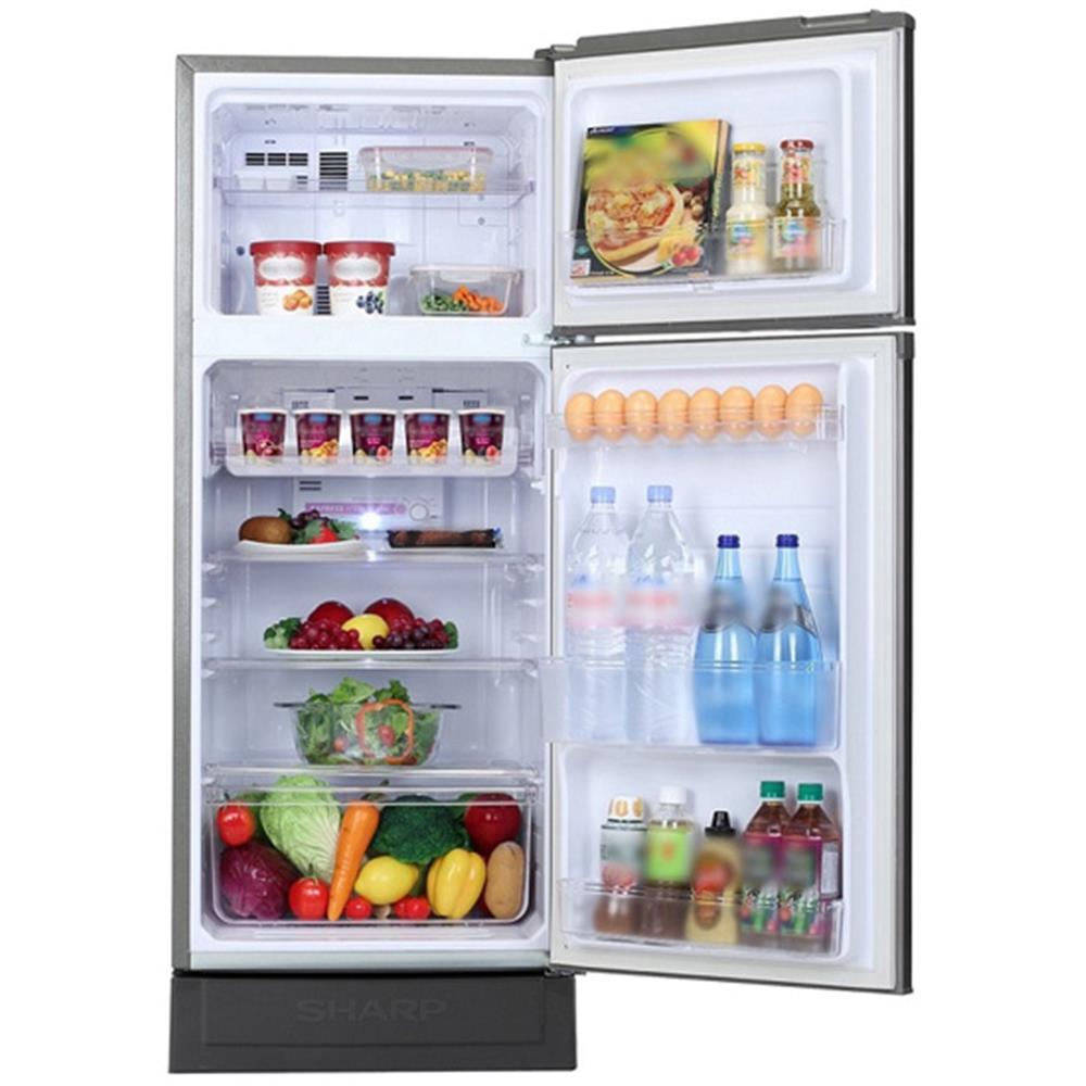 ตู้เย็น 2 ประตู SHARP SJ-C19E-WMS 5.9 คิว สีเทา