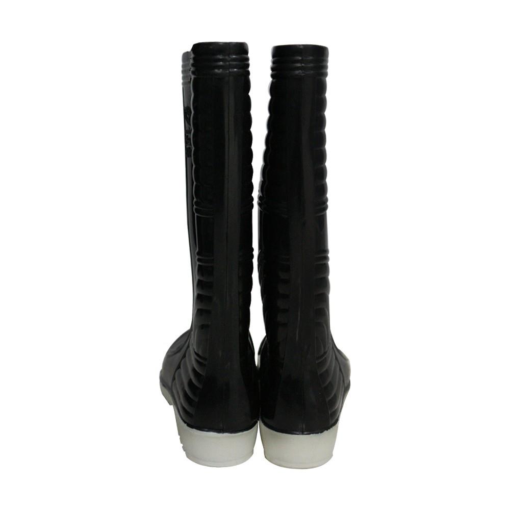 รองเท้าบูท FLYING SACUER สูง 14 นิ้ว เบอร์ 10.5 สีดำ