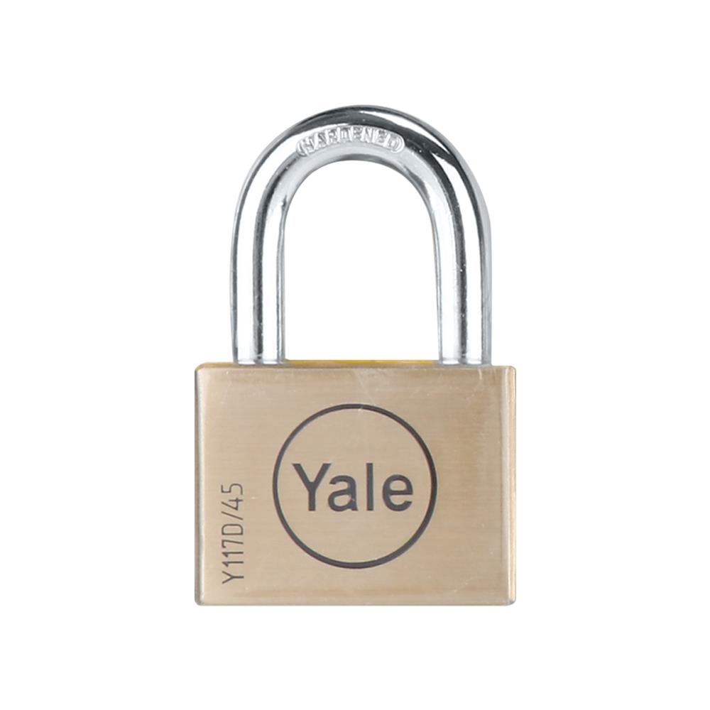 กุญแจคีย์อะไลท์ YALE BD45SS2LS2P4 45 มม. สีทองเหลือง (แพ็ก 4 ชิ้น)