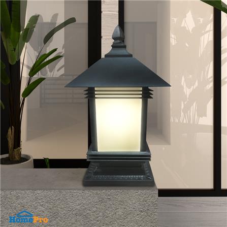 ไฟหัวเสา CARINI 8518F สีดำ_3