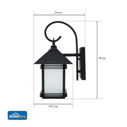 ไฟกิ่งภายนอก CARINI 8518W สีดำ_6