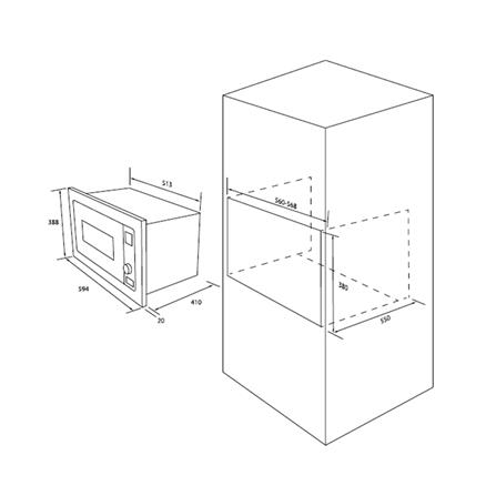 ไมโครเวฟฝังดิจิตอล HAFELE HH-MWB25 60 ซม._4
