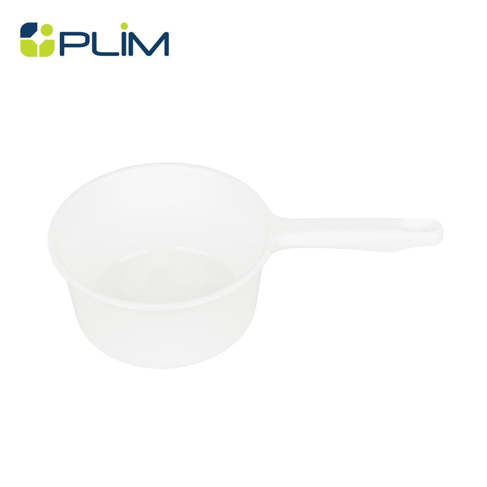 ขันน้ำกลมมีด้าม PLIM 16.5cm สีขาว_1