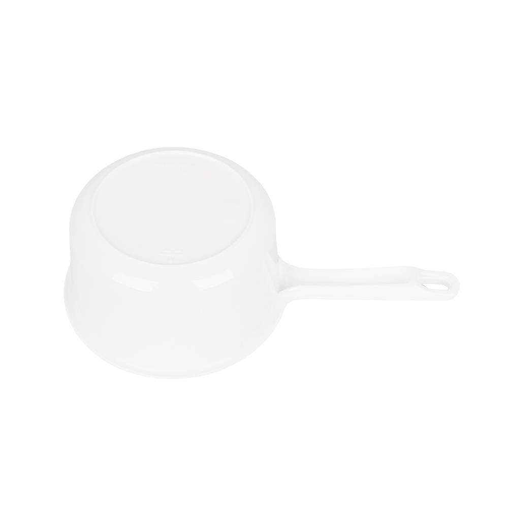 ขันน้ำกลมมีด้าม PLIM 16.5cm สีขาว