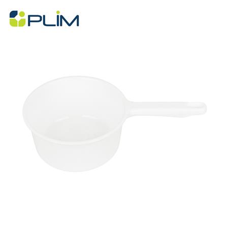 ขันน้ำกลมมีด้าม PLIM 16.5cm สีขาว