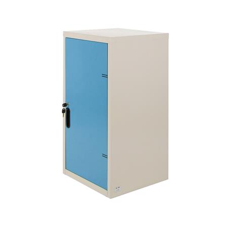 ตู้เหล็กบานเปิดทึบ KIOSK UDB-1 BO สีขาว/ฟ้า_3
