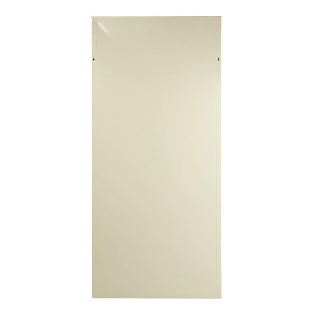 ตู้เหล็กสูงบานเปิดกระจก KIOSK MAX-052 สีขาว/ส้ม