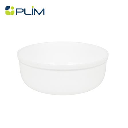 ขันน้ำกลม PLIM 18cm สีขาว_0