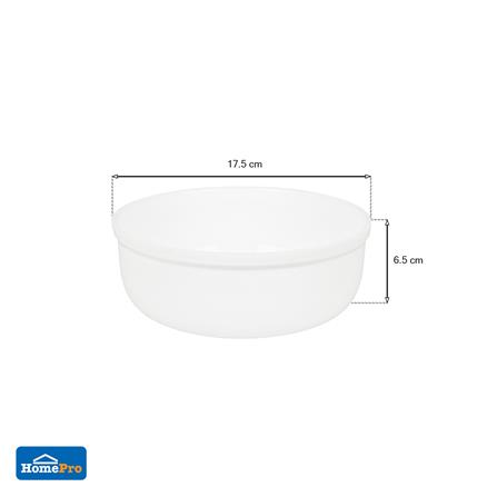 ขันน้ำกลม PLIM 18cm สีขาว_5