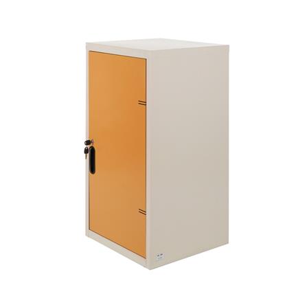 ตู้เหล็กบานเปิดทึบ KIOSK UDB-1 OR สีขาว/ส้ม_3
